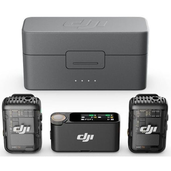DJI Mic 2 Wireless Microphone Kit (2 TX + 1 RX + Charging Case
